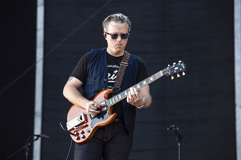Jason Isbell performs at the Railbird Music Festival on Sunday, Aug. 29, 2021, in Lexington, Ky. (Photo by Amy Harris/Invision/AP)