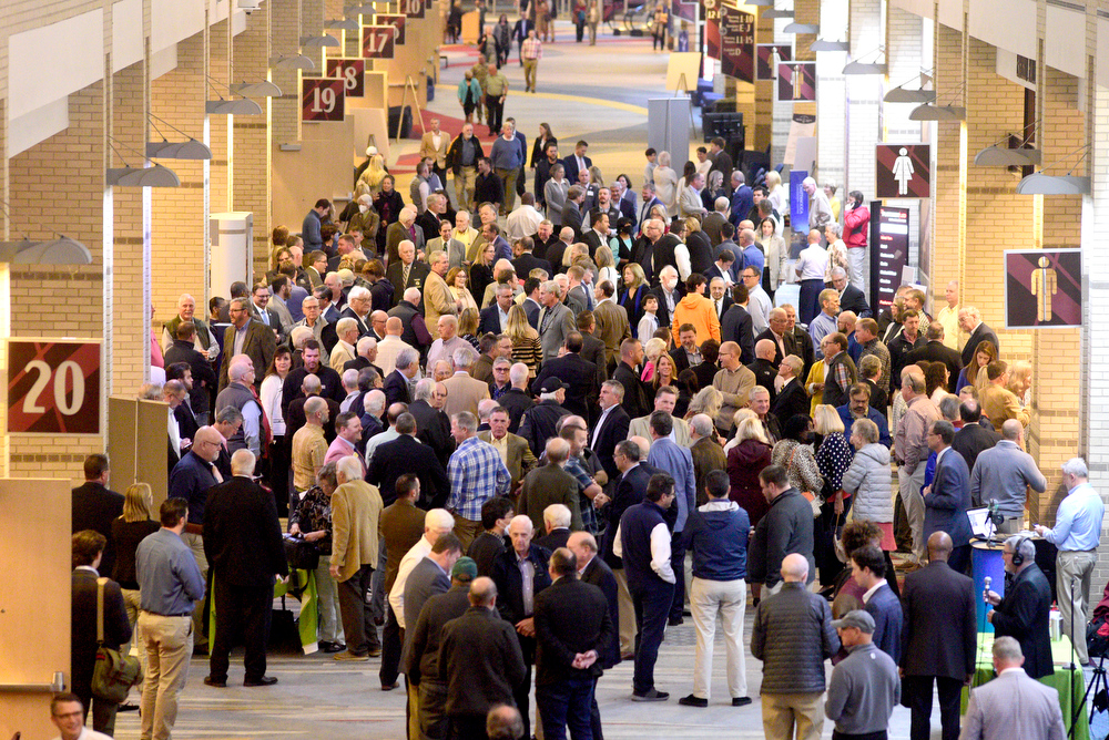 Staff Photo by Robin Rudd / People gather prior to The 42nd Annual Chattanooga Area Leadership Prayer Breakfast at the Chattanooga Convention Center on October 26, 2021.