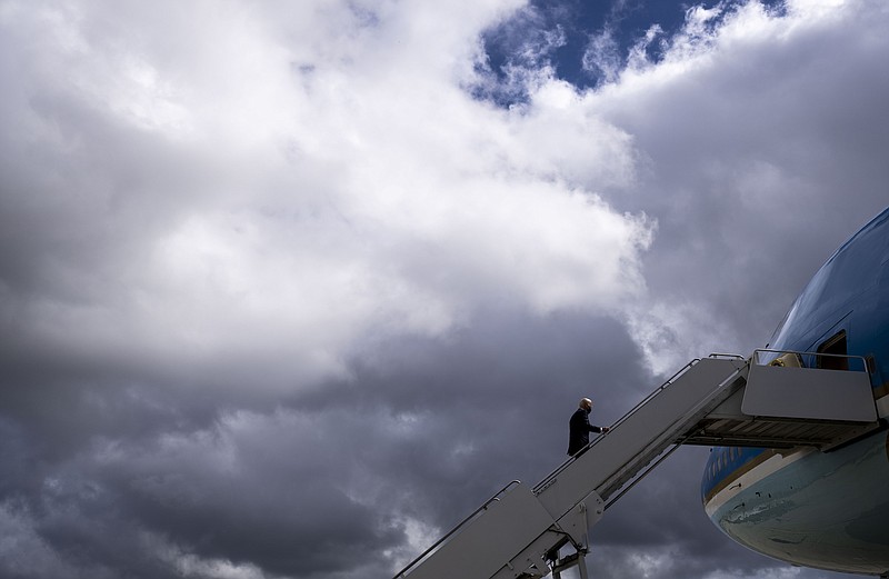 Photo by Doug Mills of The New York Times / President Joe Biden boards Air Force One in New York, Sept. 21, 2021. "The Biden administration is still desperate to get Iran back to the negotiating table to sign a nuclear deal that would free up billions of dollars in funding that Tehran can use to conduct more such attacks," writes The New York Times columnist Bret Stephens.