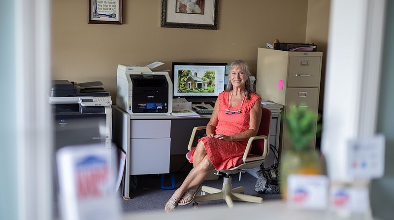 Contributed photo from Conor Beck / Tiny House Hand Up Executive Director Cindy Tucker believes Calhoun's ban on tiny homes is discriminatory.