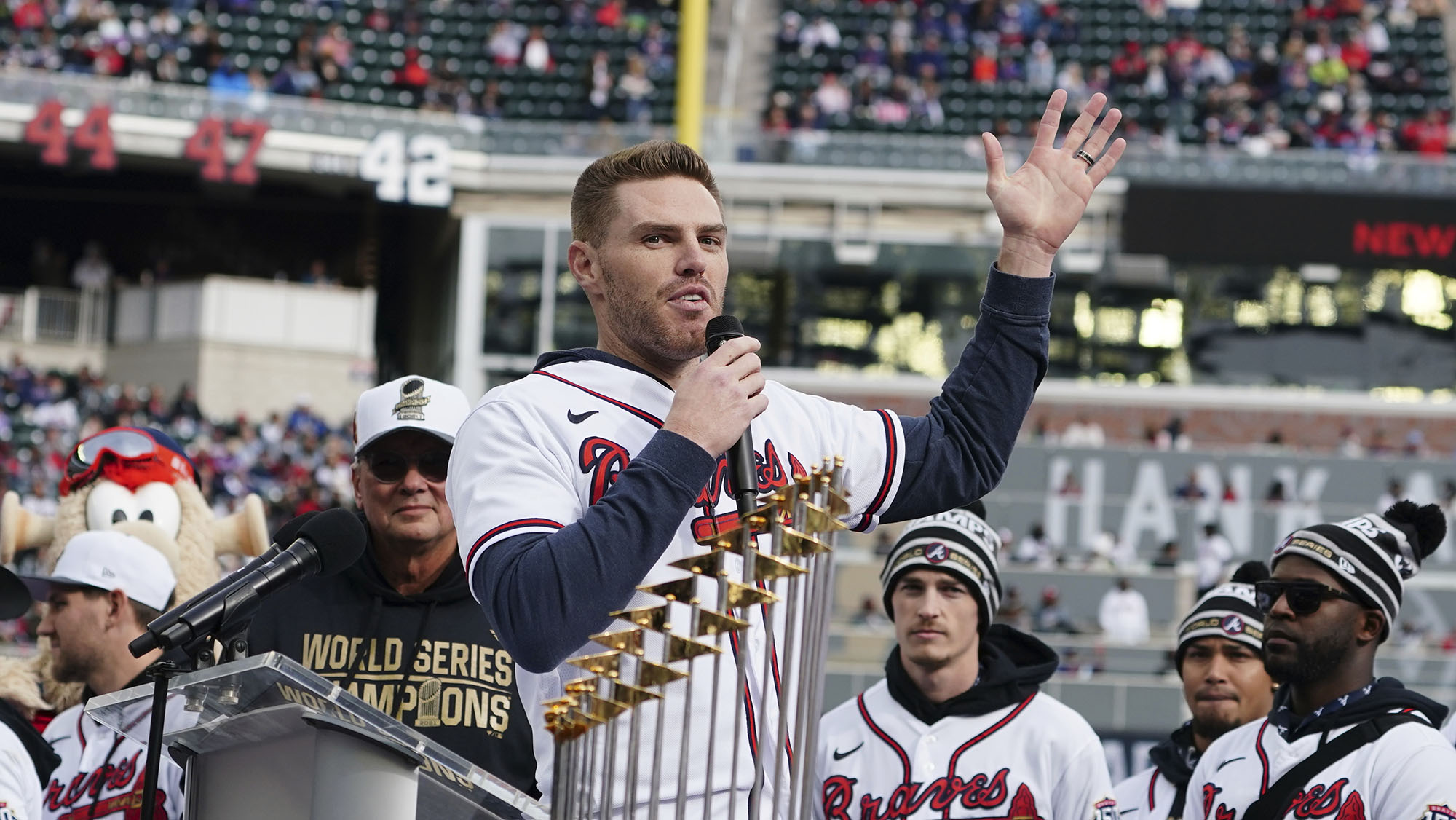 Freddie Freeman reflects on Braves' World Series win: 'I'm lost for words