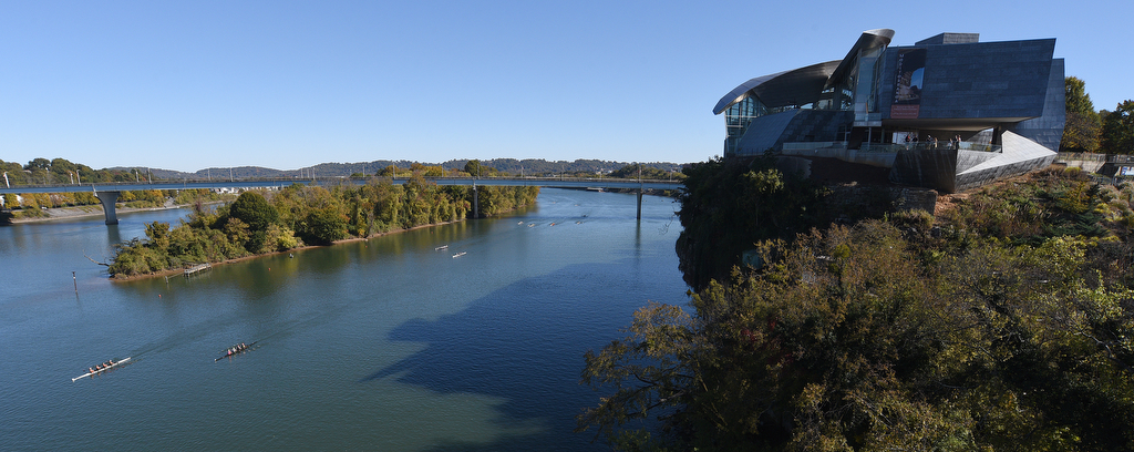 Staff Photo by Matt Hamilton / Teams compete on Sunday November 7, 2021 during the Head of the Hooch regatta.