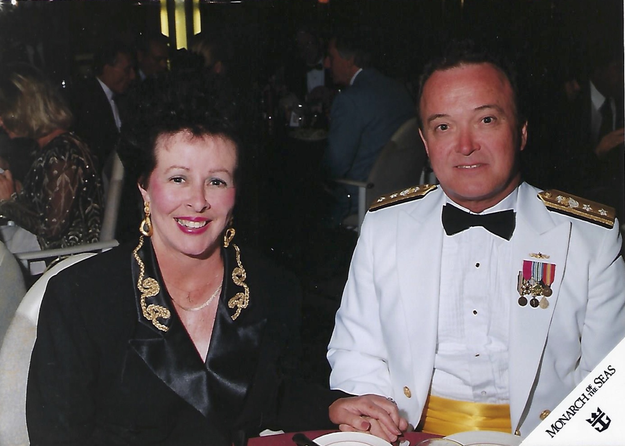 Admiral Vance Fry, right, is pictured with his wife, Charlynne. / Photo contributed by Vance Fry