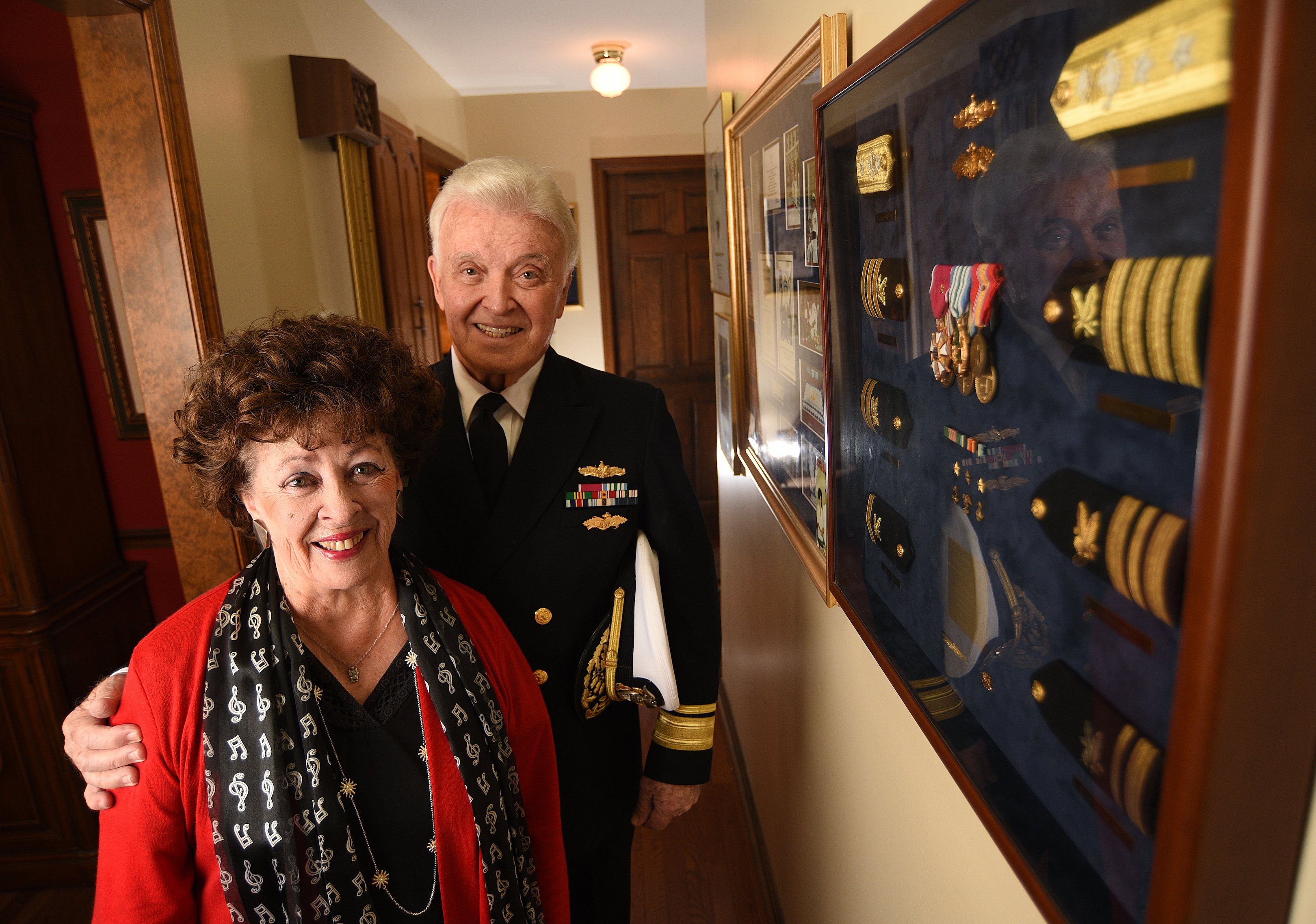 Staff Photo by Matt Hamilton / Vance Fry and his wife Charlynne at their home in Harrison on Tuesday, November 2, 2021.