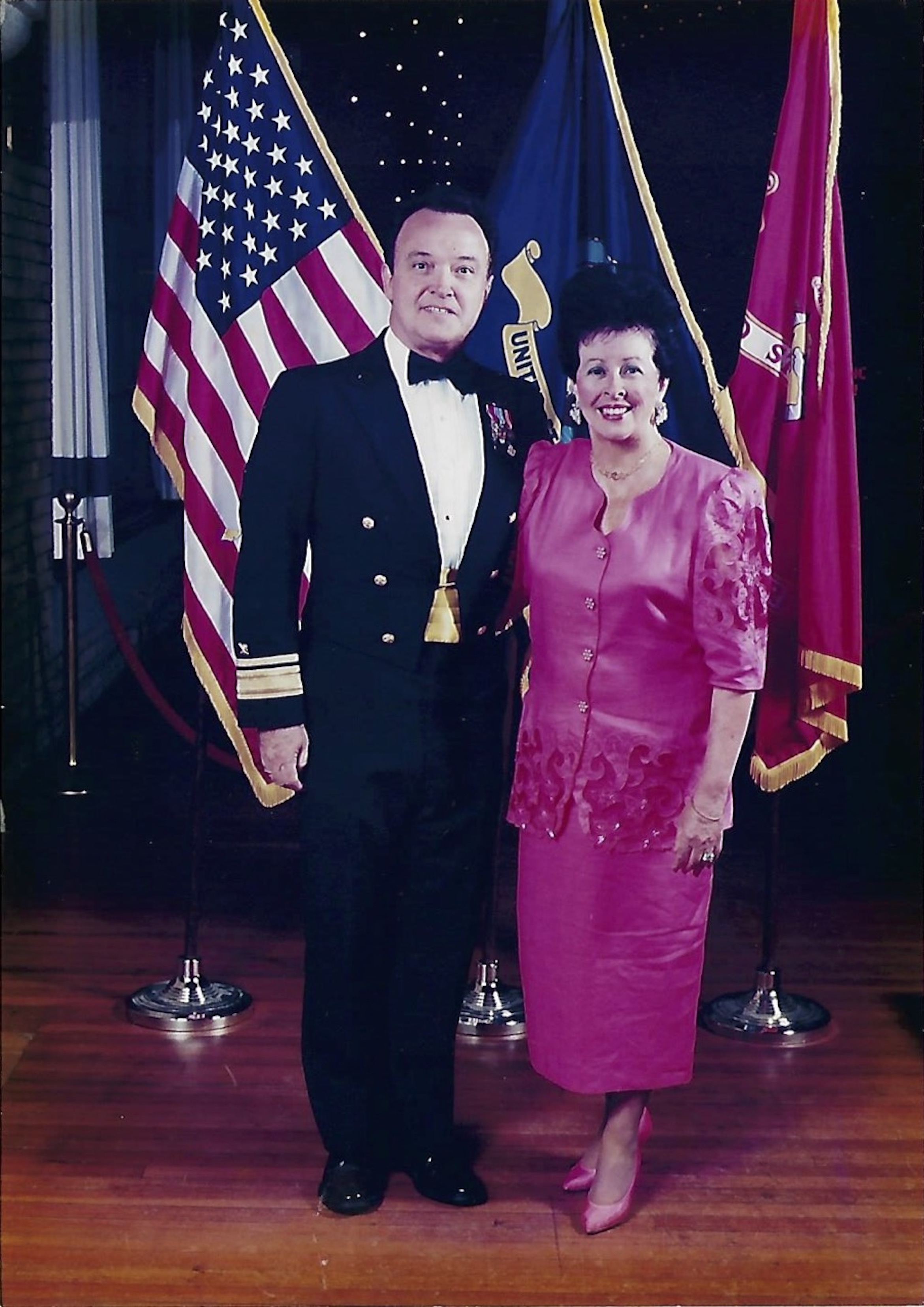 Harrison resident Admiral Vance Fry, left, is pictured with his wife, Charlynne Fry. / Photo contributed by Vance Fry