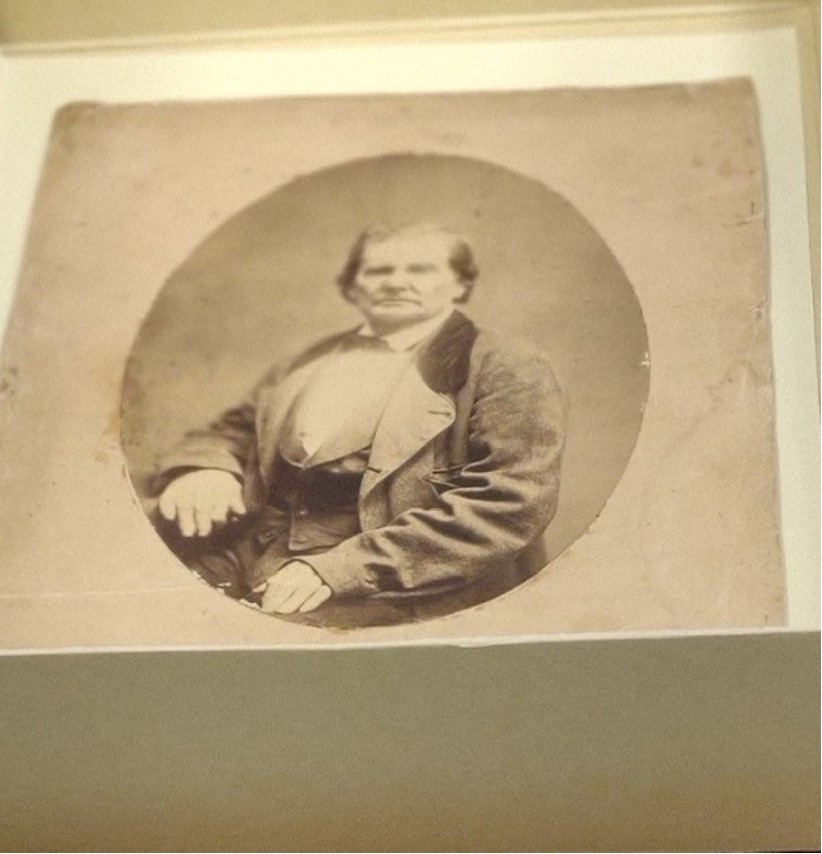 Contributed Photo by Patti Smith / The only known photo in existence of Thomas Lincoln, Abraham Lincoln's father, is stored in the archives at the Lincoln Library and Museum on the campus of Lincoln Memorial University in Harrogate, Tenn.