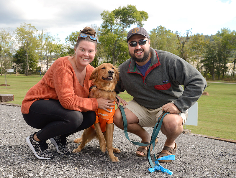 Photo by Mark Gilliland / Emily Saylor, "Leo" and Logan Mullins