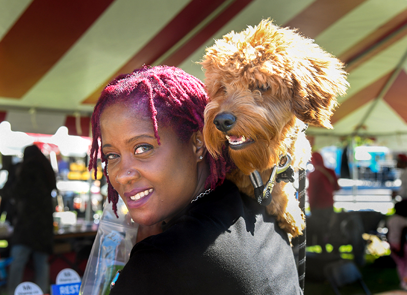 Photo by Mark Gilliland / Cicely Abernathy and "CC"