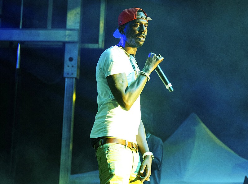 Young Dolph performs at The Parking Lot Concert in Atlanta on Sunday, Aug. 23, 2020. Officials say rapper Young Dolph has been fatally shot at a cookie shop in his hometown of Memphis, Tennessee, and a search is underway for the shooter. (Photo by Paul R. Giunta/Invision/AP, File)