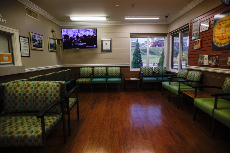 Staff photo by Troy Stolt / The admissions area of the CADAS treatment facility is seen on Wednesday, Nov. 17, 2021 in Chattanooga, Tenn.