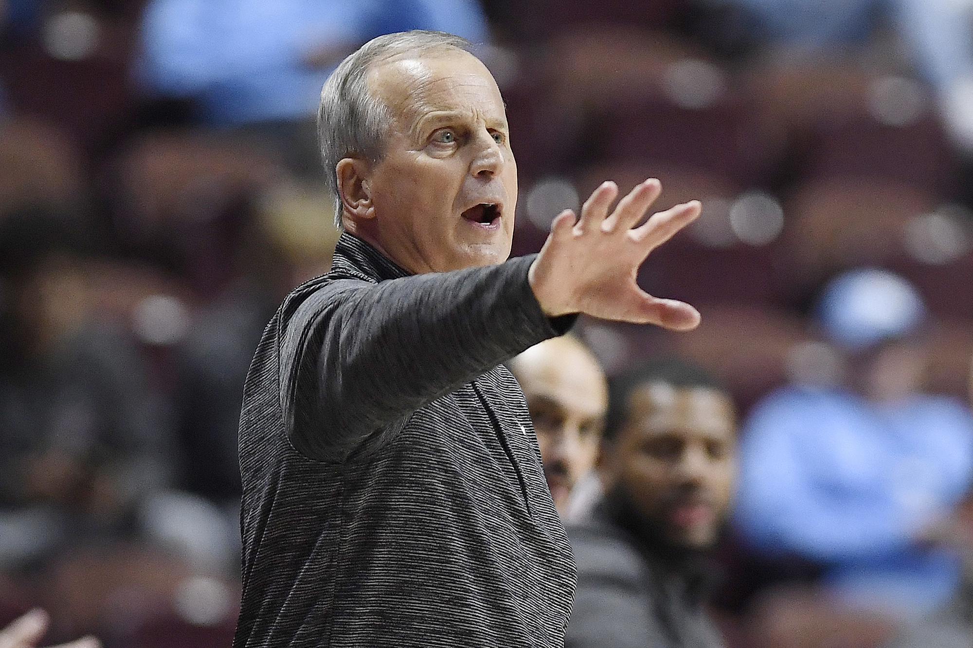 AP photo by Jessica Hill / Rick Barnes coached the Tennessee Volunteers to an 89-72 victory against North Carolina on Sunday in the consolation game of the Hall of Fame Tip-Off Tournament in Uncasville, Conn. The Vols bounced back a day after falling 71-53 to Villanova in the tourney opener for their first loss of the season.