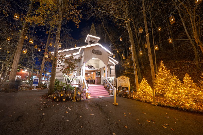 Contributed Photo from Dollywood / Hanging lanterns beckon visitors to Dollywood's Robert F. Thomas Chapel.