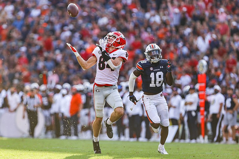 Georgia photo by Tony Walsh / Georgia redshirt freshman receiver Ladd McConkey, a former North Murray High School standout, is among the top offensive threats for the No. 1 Bulldogs entering Saturday's SEC championship game against No. 3 Alabama.