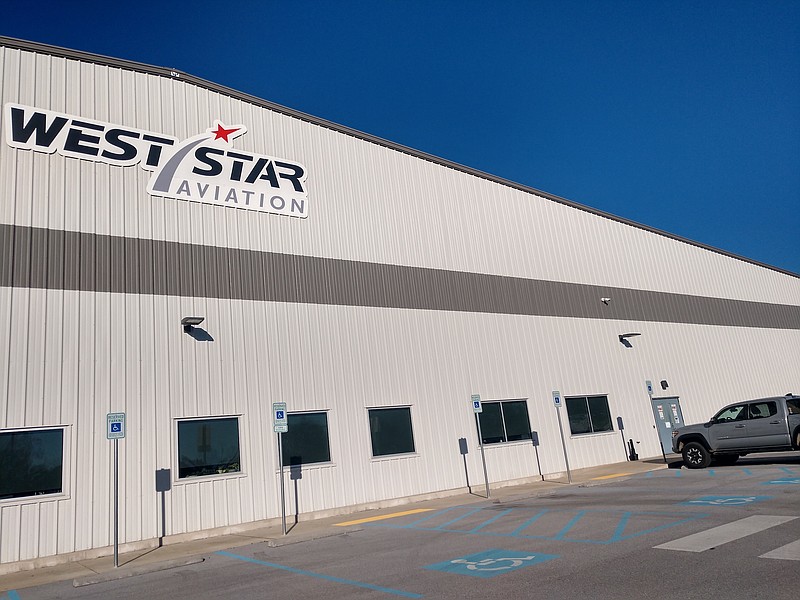 Staff photo by Mike Pare / West Star Aviation plans to expand its aircraft maintenance business at Chattanooga Airport and add 100 more jobs.