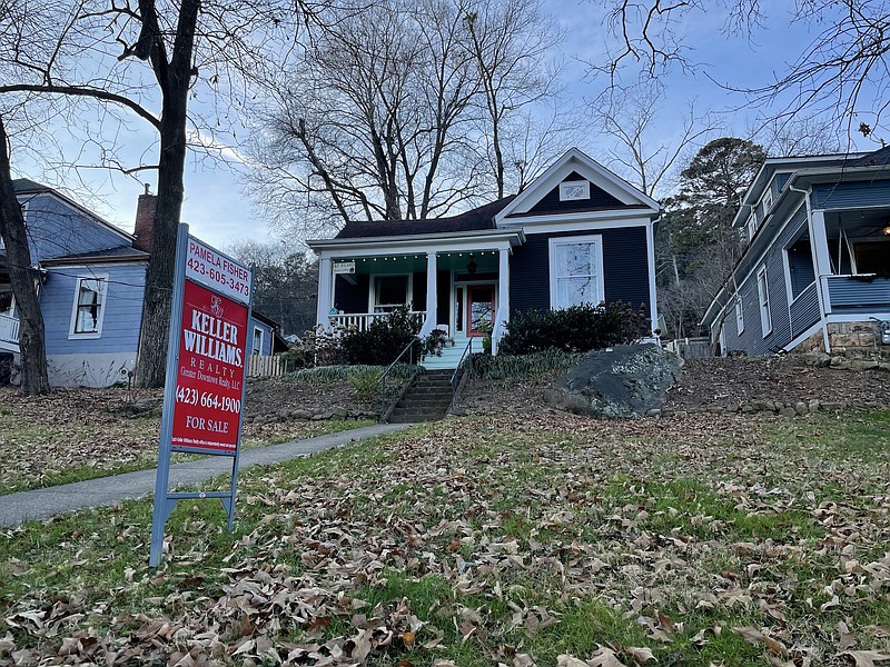 Staff file Photo by Dave Flessner / A St. Elmo house was among the 1,012 homes listed for sale last month in Chattanooga.