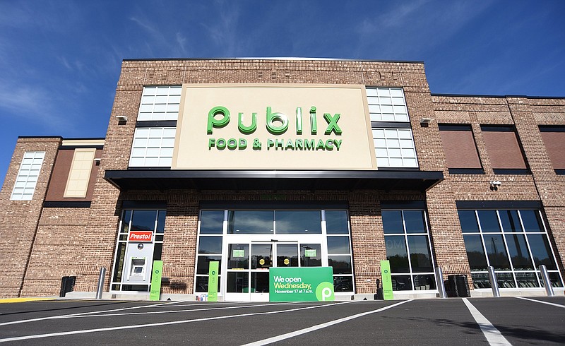 Staff Photo by Matt Hamilton / The new Publix at 3535 Broad Street opened in November as the newest of seven Publix grocery stores in the Chattanooga area. Publix announced Friday it will add aother store by 2023 at East Brainerd Road and Ooltewah-Ringgold Road.