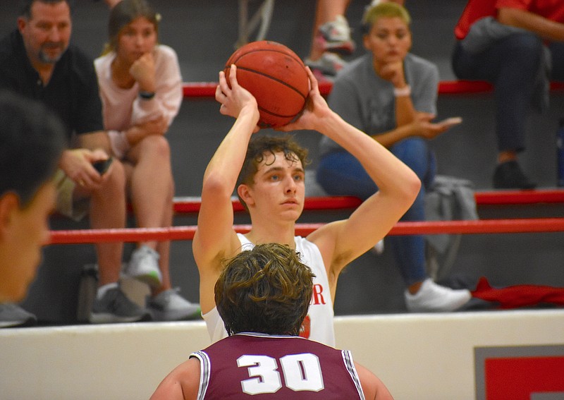 Staff photo by Patrick MacCoon / Baylor's Al Peciulis scored 28 points in Saturday's home victory over Montgomery Bell Academy.