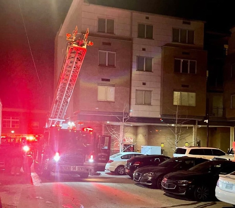 Suspect arrested after string of dumpster fires causes apartment