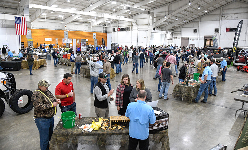 Photo by Mark Gilliland / Each year, the event is hosted in Camp Jordan's spacious arena.