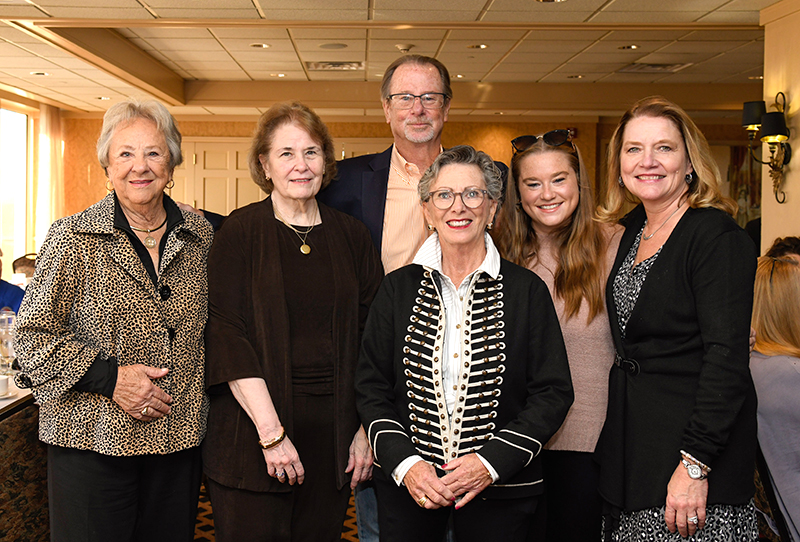 Photo by Mark Gilliland / Betsy Tanner, Dr. Marilyn Willis and Ted, Riley and Julie Boerger
