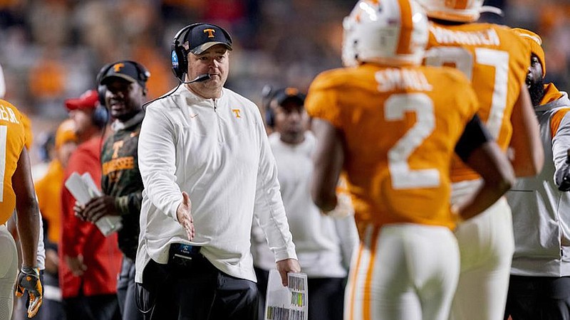 Tennessee Athletics photo / Tennessee first-year football coach Josh Heupel wrapped up on-campus workouts Wednesday for next week's Music City Bowl and now hopes his players can stay healthy as they head to their various hometowns for Christmas.