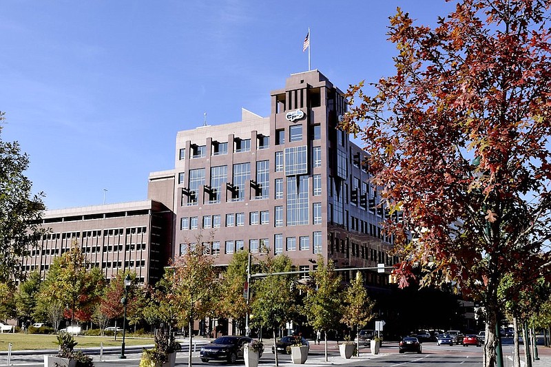 Staff file photo by Robin Rudd / EPB's headquarters in downtown Chattanooga is shown in this file photo.