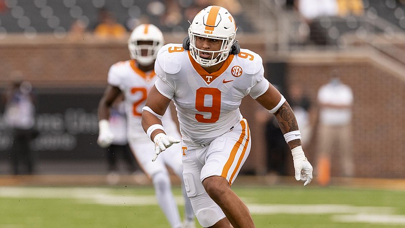 Tennessee Athletics photo / Tennessee sophomore edge rusher Tyler Baron, who amassed 51 tackles the past two seasons, has entered the NCAA transfer portal.