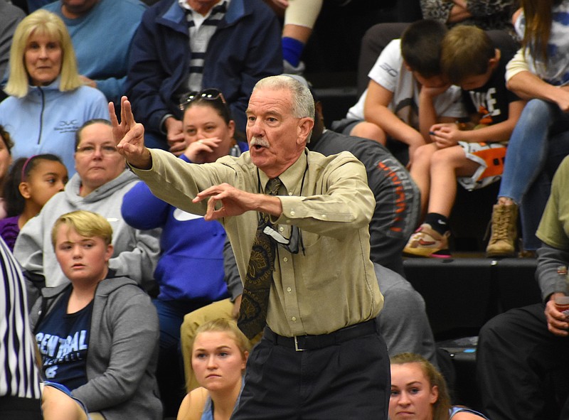 Staff file photo by Patrick MacCoon / McMinn Central girls' basketball head coach Johnny Morgan notched his 1,000th career win on the road against Sweetwater on Tuesday, January 11, 2022.