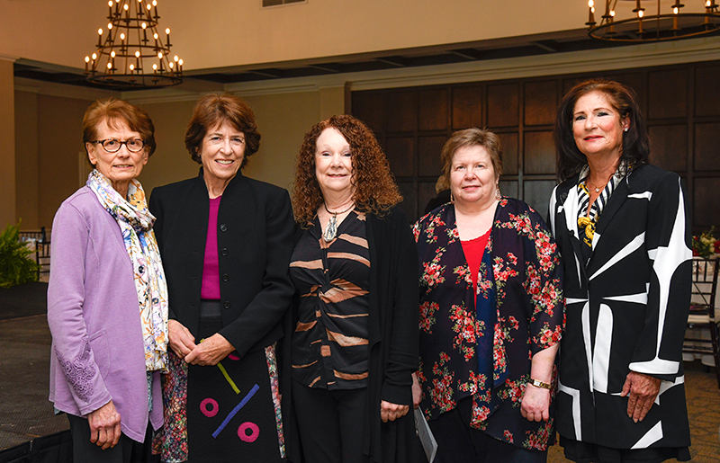 Photo by Mark Gilliland / Marie-Helen Boehm, Astrid Griffin, Martha Mackey, Karen Wilson and Tish Barley