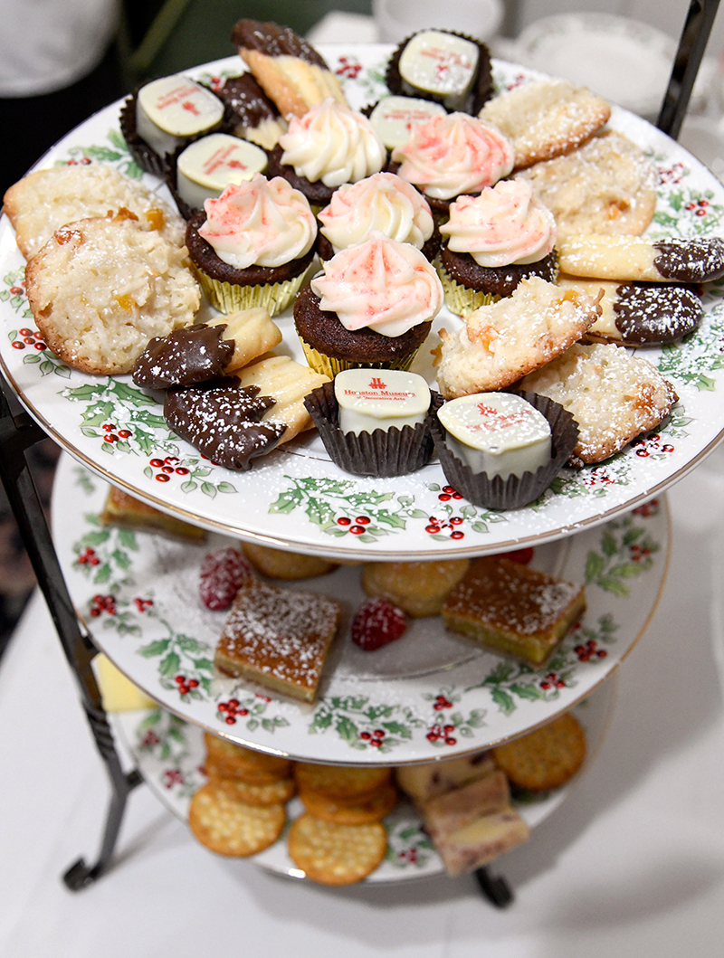 Photo by Mark Gilliland / The dessert tier featured during the three-course tea.
