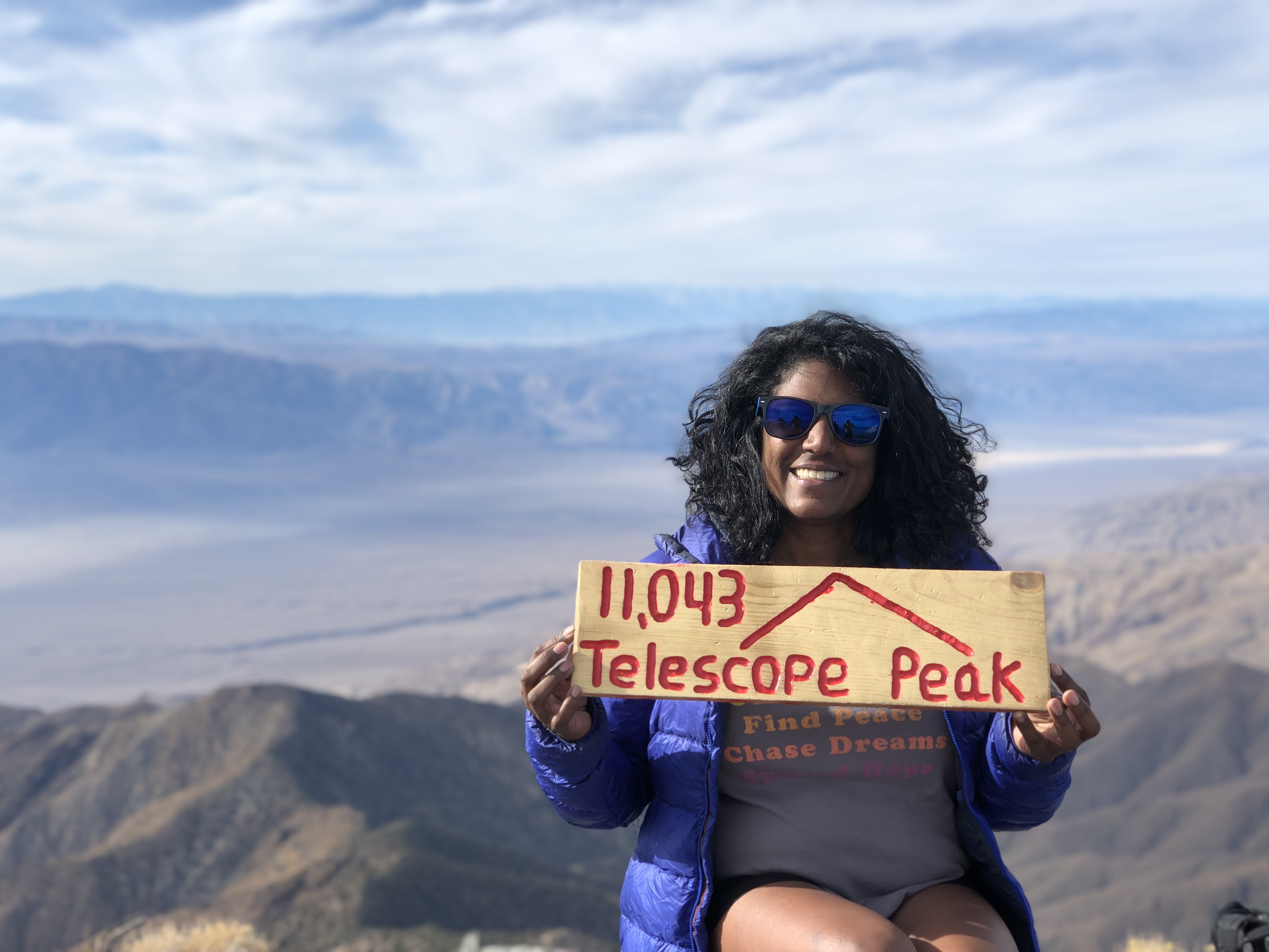 Photo contributed by Candace Litchfield / Candace Litchfield at Telescope Peak in Death Valley National Park where she spent a week last summer, dividing her days between adventure and remote work.