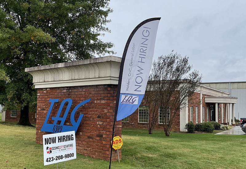 Photo by Dave Flessner / TAG Manufacturing is among a host of Chattanooga companies that sought to hire more workers throughout 2021.