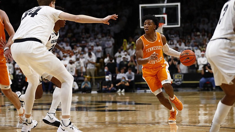 Tennessee Athletics photo / Tennessee freshman Kennedy Chandler was named Monday among the 10 finalists for the Bob Cousy Award, which is presented annually to college basketball's top point guard.