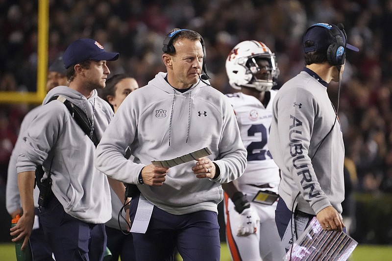 Auburn football coach Bryan Harsin digs in amid turnover, criticism |  Chattanooga Times Free Press