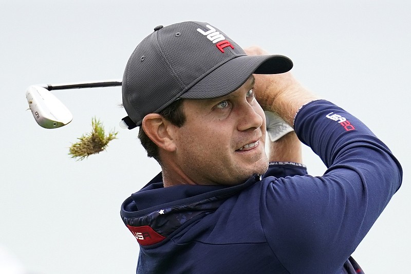 AP file photo by Ashley Landis / Baylor School graduate Harris English competes during a Ryder Cup match in September in Sheboygan, Wis.