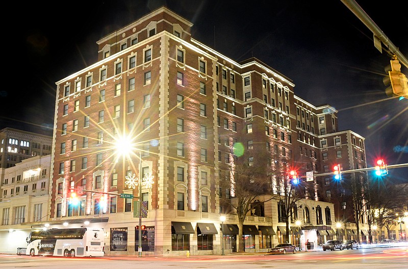 Staff Photo by Robin Rudd / The Read House is celebrating it's 150th anniversary this year as the longest continuously operated hotel in the Southeast. The Times Free Press toured the hotel on January 25, 2022.