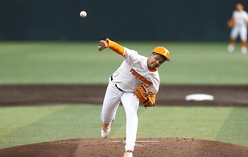 Tennessee Athletics photo / Freshman pitcher Chase Burns set the tone for Tennessee's opening sweep of Georgia Southern by working five scoreless innings during Friday night's 9-0 victory. The No. 16 Volunteers would add 10-3 and 14-0 blowouts Saturday night and Sunday afternoon for their 3-0 start.