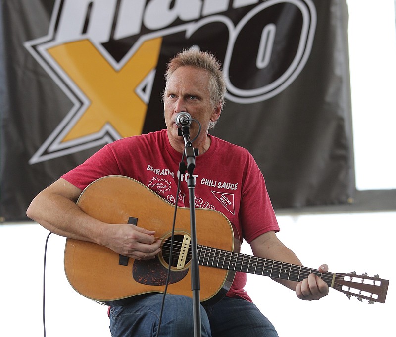 Staff photo / Roger Alan Wade performs at the Man Xpo on Saturday, June 28, 2014, at the First Tennessee Pavilion in Chattanooga.