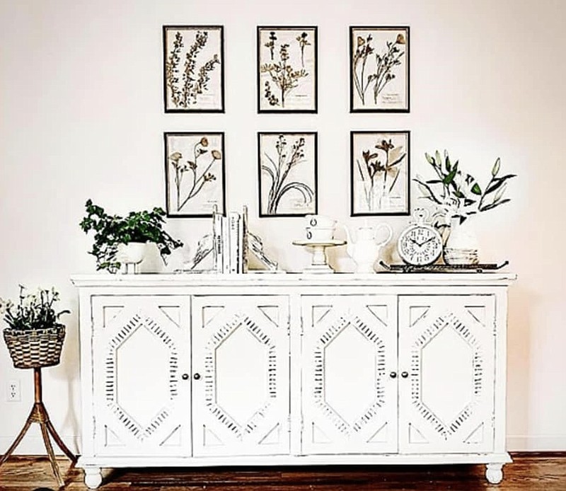 Photo contributed by Madi Steiner / Furniture renovation can be as simple as a fresh coat of paint — like with this buffet credenza custom painted by Madi Steiner.