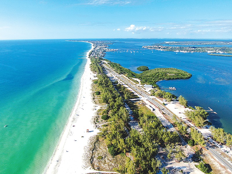 Getty Images / Aerial view of Anna Maria Island