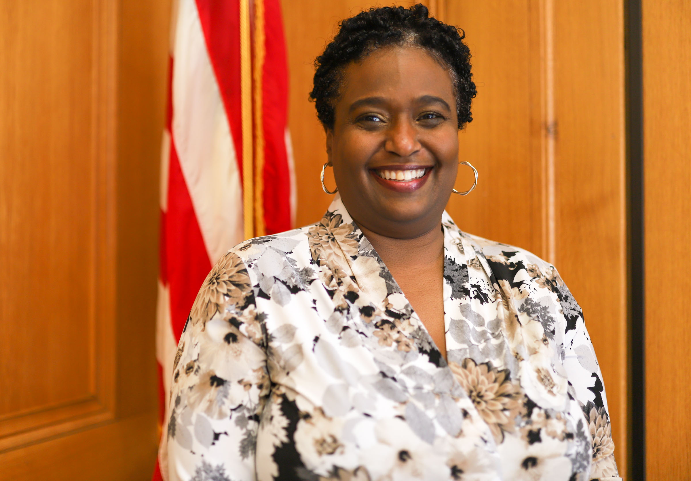 Staff Photo by Olivia Ross / Celeste Murphy has been nominated to be Chattanooga's next police chief. She sat for an interview with the Times Free Press on Monday, Feb. 28, 2022.