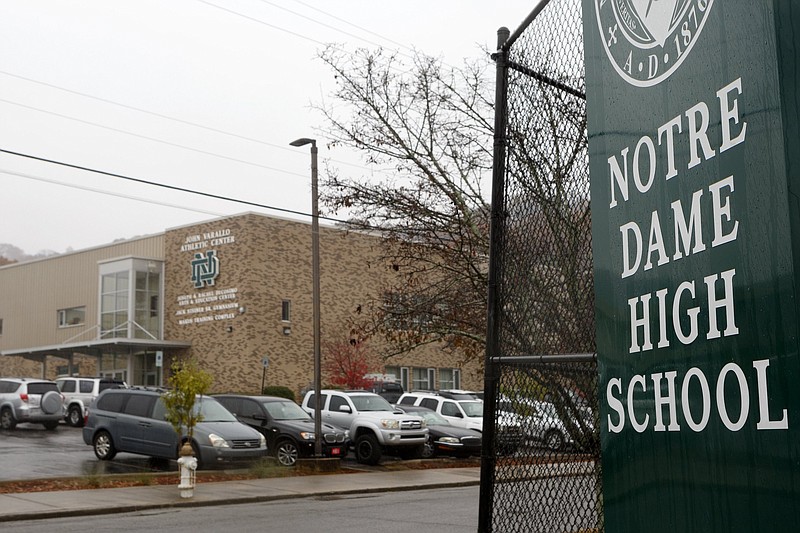 Staff photo by C.B. Schmelter / Notre Dame High School is seen on Friday, Nov. 22, 2019, in Chattanooga, Tenn.