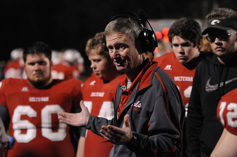 Staff file photo / Former Ooltewah coach Mac Bryan is returning to the Chattanooga area's high school football scene. He was introduced Friday as the next coach at Lakeview-Fort Oglethorpe.