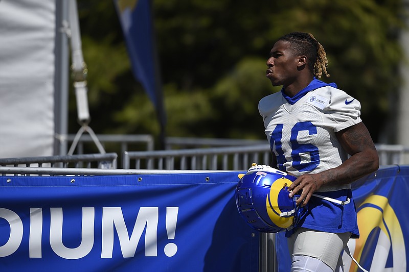 AP file photo by Kelvin Kuo / Chattanooga native Kareem Orr, a high school star at Notre Dame and a collegiate standout at UTC, was on the practice squad for the Los Angeles Rams this past season as they put together a run to the Super Bowl title.