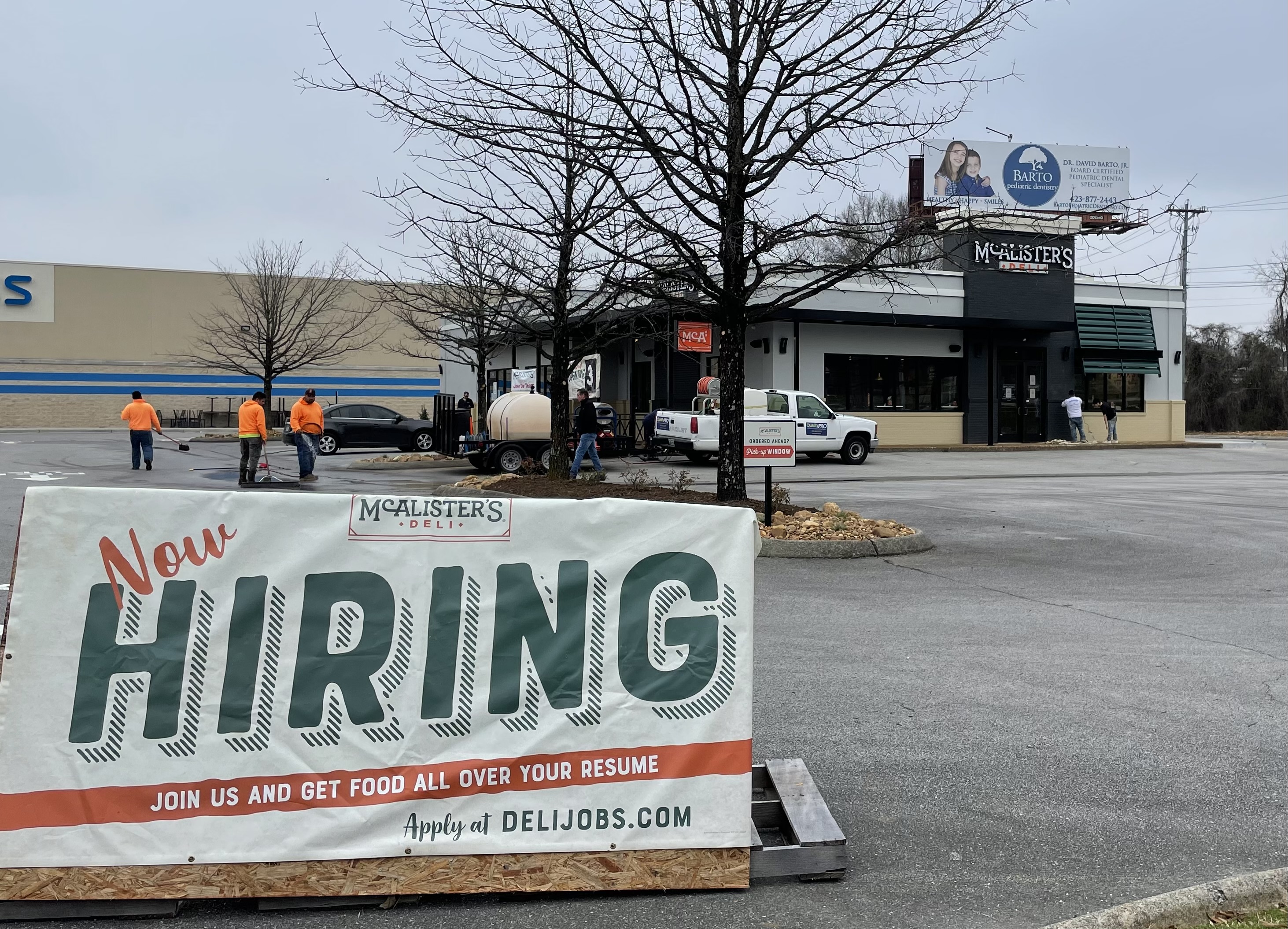 Photo by Dave Flessner / McAlister's Deli, which will open near the Hixson Pike entrance to Northgate Mall on Monday, is still hiring to staff the new sandwich shop. The Hixson site will be the third Chattanooga location for McAlister's.