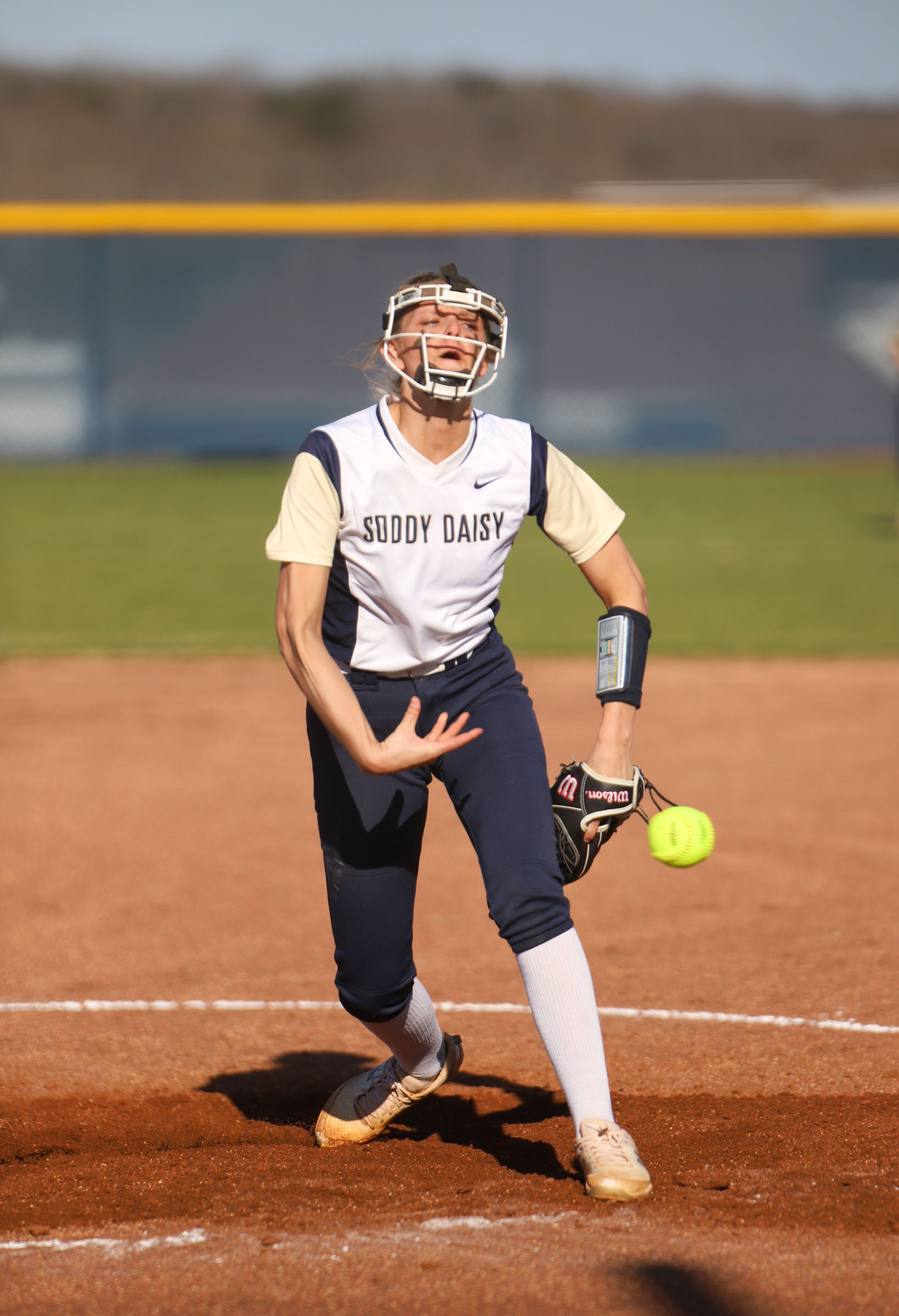 Staff photo by Olivia Ross / Soddy Daisy's Taylor Llyod (13) throws a pitch. The Soddy Daisy Trojans took on the Silverdale Academy Seahawks on March 14, 2022 at home.