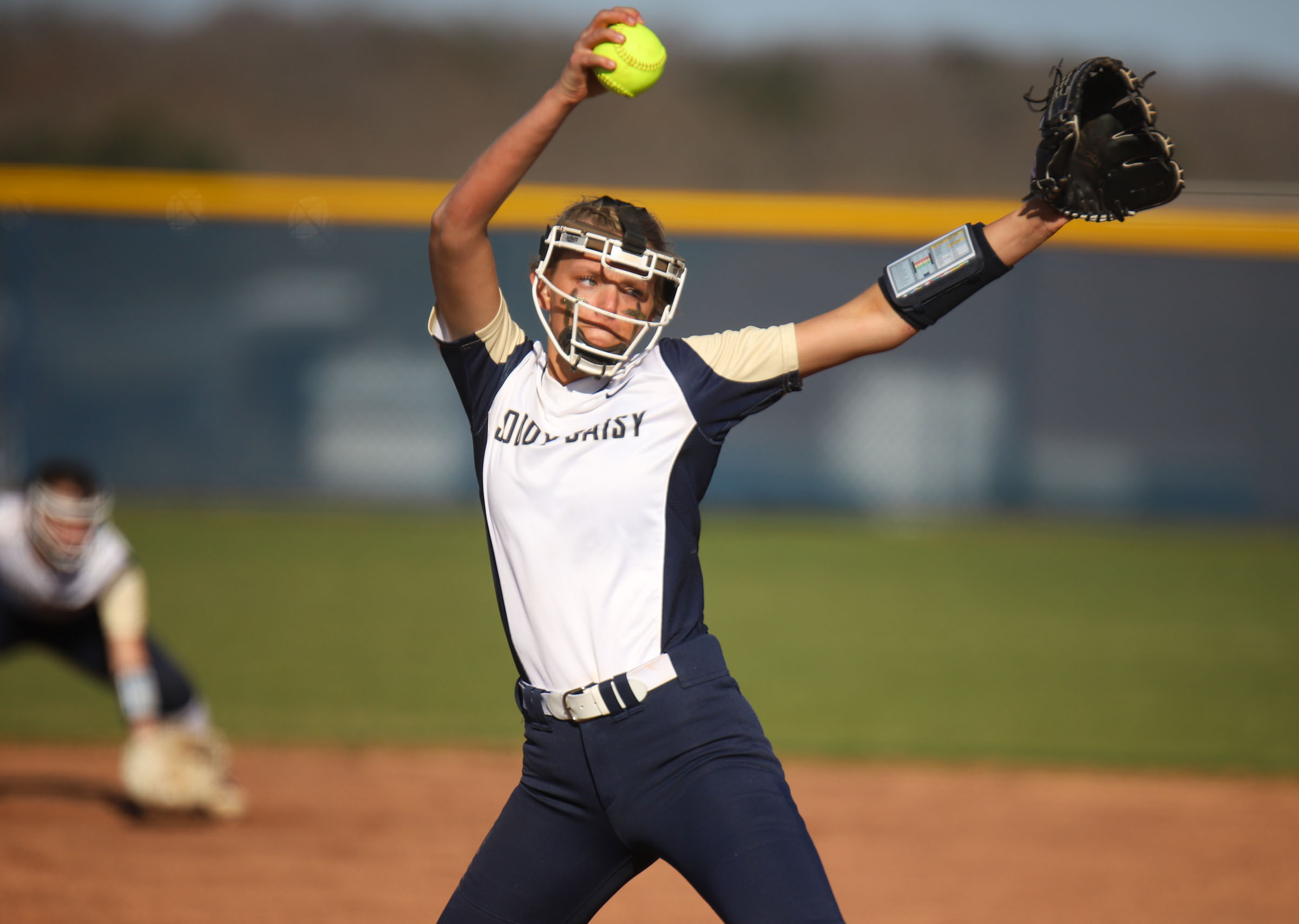 Staff photo by Olivia Ross / Soddy Daisy's Taylor Llyod (13) throws a pitch. The Soddy Daisy Trojans took on the Silverdale Academy Seahawks on March 14, 2022 at home.