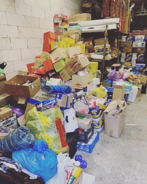 Courtesy Photo by International Ukrainian Crisis Fund / A storehouse for the International Ukrainian Crisis Fund contains contributions.