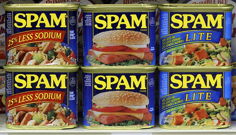 AP photo by Gene J. Puskar / Spam is on the list of delicacies enjoyed by some outdoors enthusiasts, and "Guns & Cornbread" columnist Larry Case isn't afraid to say he's one of them.