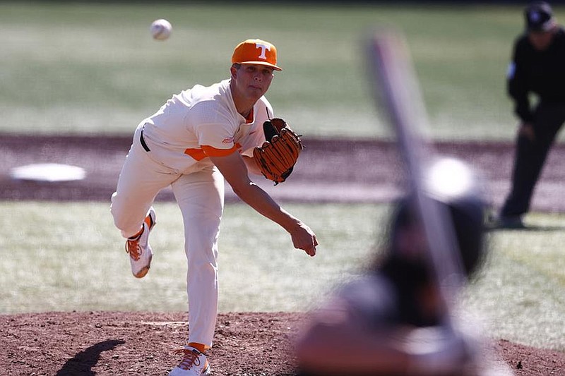 Tennessee Athletics photo / Tennessee freshman pitcher Drew Beam allowed just one hit in nearly eight innings Sunday as the No. 2 Vols improved to 19-1 overall and 3-0 in SEC play with a 10-0 thrashing of visiting South Carolina.